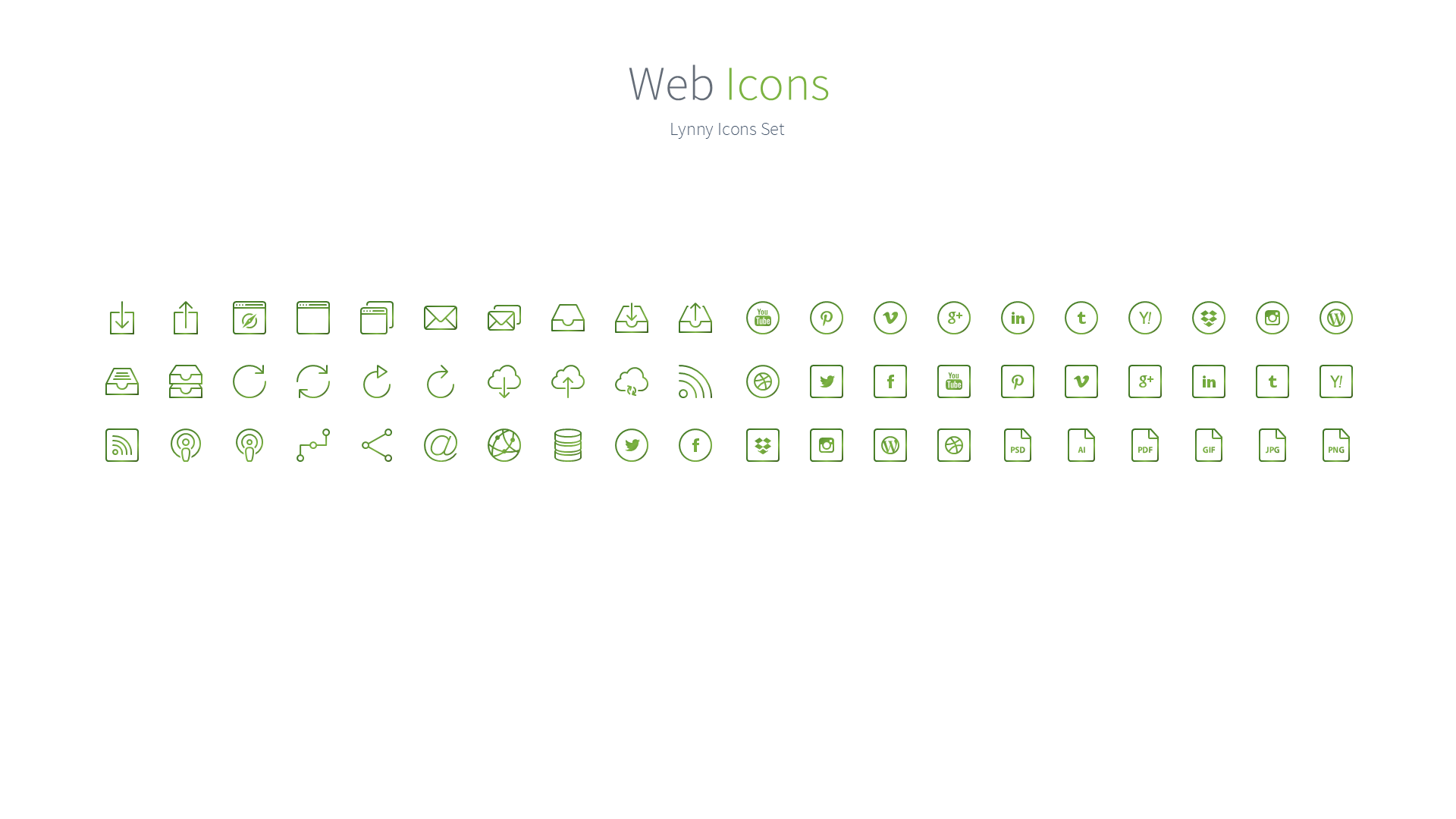 Lynny Icons Set slide 5